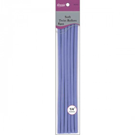 Annie Soft Twist Rollers 1/4" #1213 Annie Soft Twist Rollers 1/4" #1213